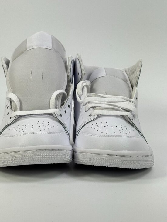 Air Jordan 1 Mid \'Triple White\' 554724-136 Multi Size main image 13